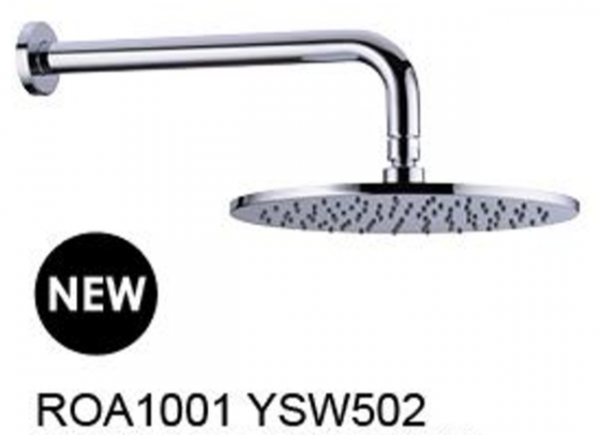 Round Shower Head With Arm  (250mm)